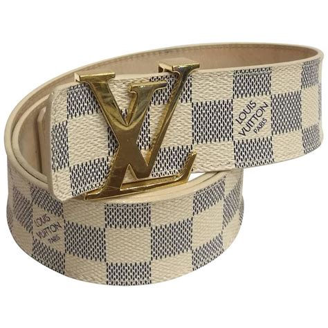 louis vuitton white damier belt men|louis vuitton damier belt price.